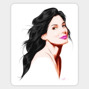 Sandra Bullock - An illustration by Paul Cemmick Magnet